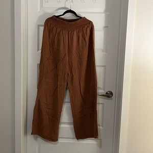 Thread and Supply flowy burnt orange pants